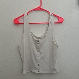 American Eagle Button Up Tank Top Size Large